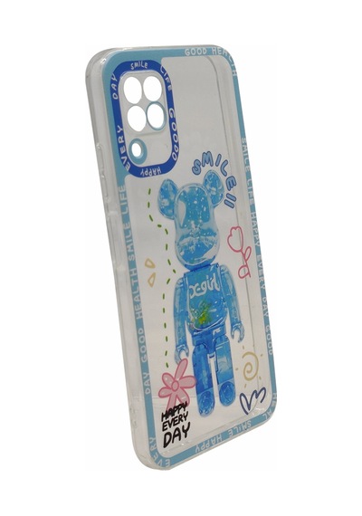 Nettech Huawei P40 Lite Uyumlu Kristal Carachter Seri Arka Koruma
