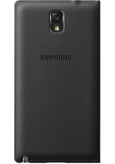 Galaxy Uyumlu Note 3 N9000 İle Uyumlu Flip Wallet Kılıf Siyah Ef-wn900b Siyah