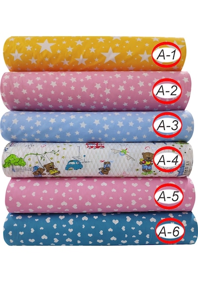 Poplin Kumaş Yıldız Kalp Ayıcık Araba Desenli Nevresim Kumaşı