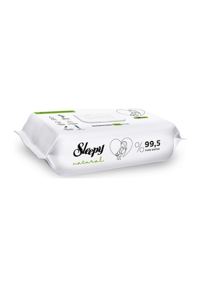 Sleepy Natural Yenidoğan Islak Bebek Bakım Havlusu 90'lı