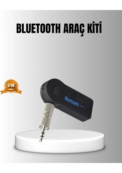 Hubrendy Tekno Bluetooth Aux Araç Kiti Eller Serbest Müzik Çalar Dahili Mikrofonlu
