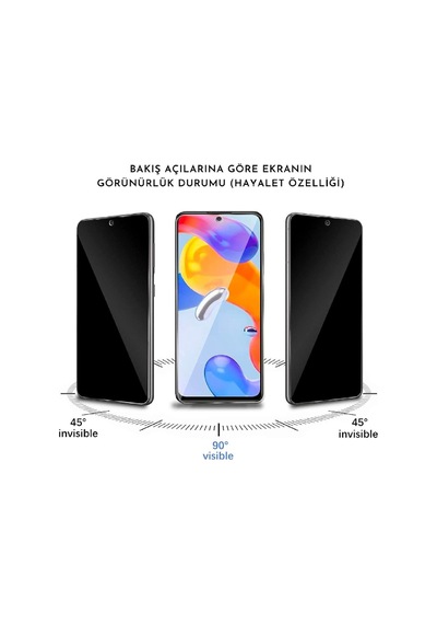 Samsung Galaxy A34 5g Uyumlu Privacy Hayalet Gizli Tam Kaplayan Ekran Koruyucu