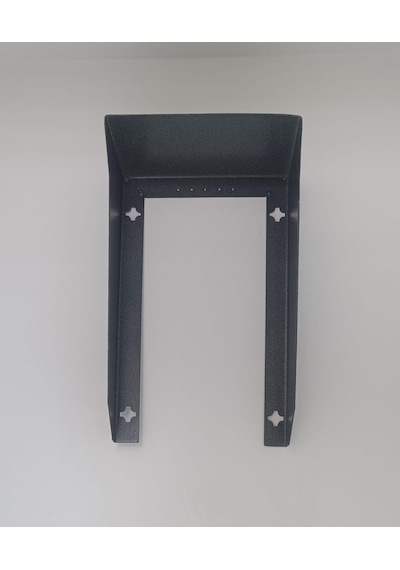 Diafon Zil Paneli Koruyucu Kapı Zili Metal Yağmurluk Aparatı, Antrasit, 15 X 27,5 X 8 Mm