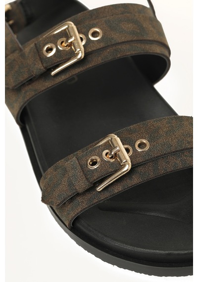 Butigo 26s-305 6fx Leopar Kadın Düz Sandalet 000000000102688723 Kahverengi Butigo 26s-305 6fx Leopar Kadın Düz Sandalet 000000000102688723 Kahverengi