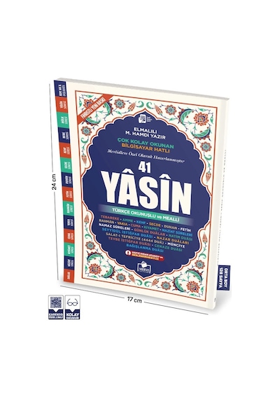 41 Yasini Şerif Türkçe Okunuş Ve Mealli Orta Boy