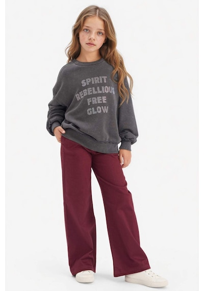 Defacto Kız Çocuk Oversize Geniş Kalıp Bisiklet Yaka Tatlı Baskılı Sweatshirt G2462a825wnar154 Antrasit-ar154 Defacto Kız Çocuk Oversize Geniş Kalıp Bisiklet Yaka Tatlı Baskılı Sweatshirt G2462a825wnar154 Antrasit-ar154