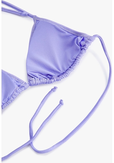 Koton Üçgen Bikini Üstü Basic Mor 4sak10081mm 4SAK10081MM349