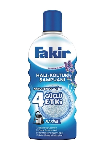 Fakir Nano Teknoloji  İle Lavantalı Makine Halı ve Koltuk Şampuanı 1 L