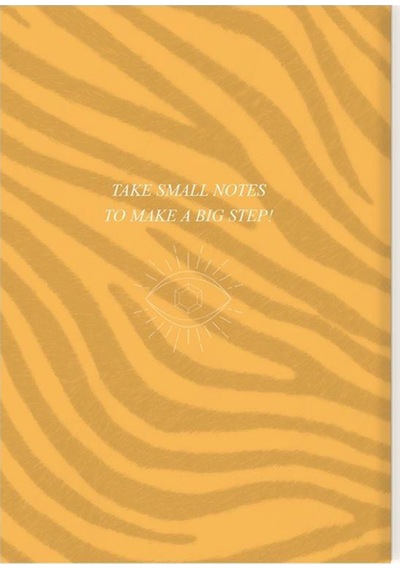 Keten Ciltli Düz Defter Zebra 17x24 Siyah