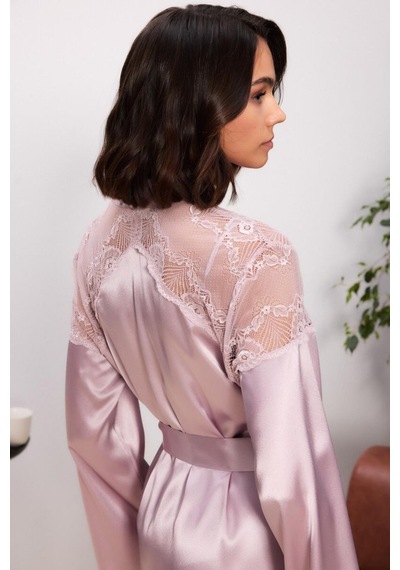Pierre Cardin 6'lı Rose Uzun Gecelik Sabahlık Set 6035 Rose