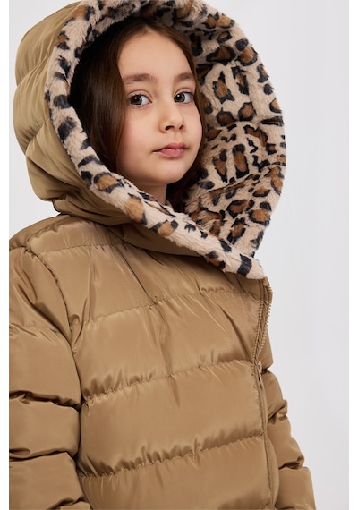 Panço Kız Çocuk Camel Kaban Kahverengi