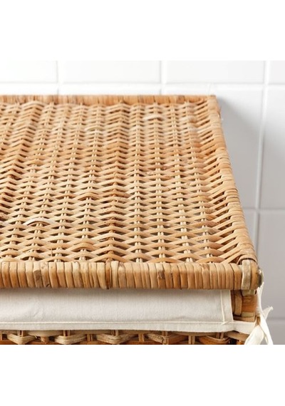 Ikea Branäs Çamaşır Sepeti, Rattan, 80 Lt Çok Renkli