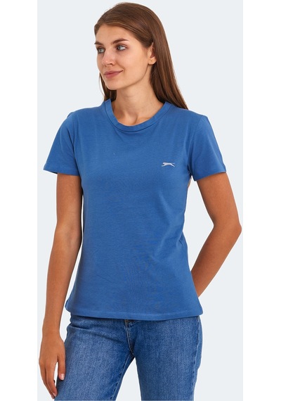 Slazenger KORNELI I Kadın Slim Fit Indigo Tişört