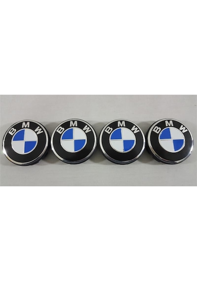 BMW Jant Göbeği Krom 68/65mm 4 Adet , BMW Jant Kapağı