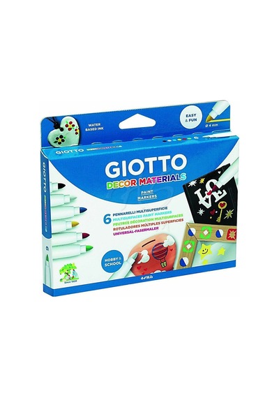 Giotto Decor Materials Keçeli Kalem 6Lı 453300