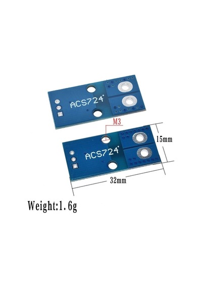 Acs724 40a Hall Effect Akım Sensörü Modülü Akım Ölçüm Kartı