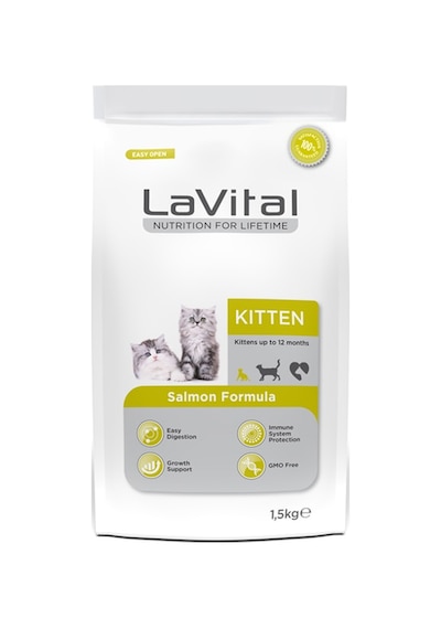 Lavital Kitten Somonlu Yavru Kedi Maması
