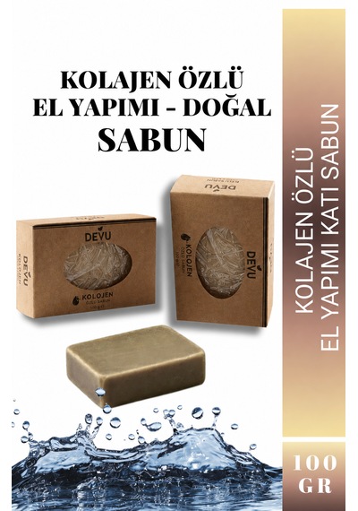 El Yapımı Kolajen Doğal Sabun 100 G