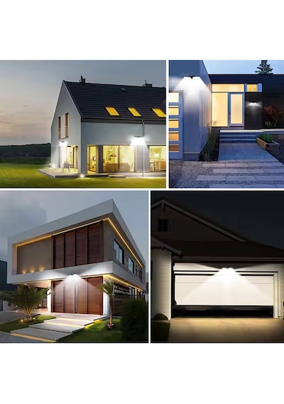 Greentech Güneş Enerjili Hareket Sensörlü, 6 Taraflı 104 Led Aydınlatma / GT-SL13-2 Adet