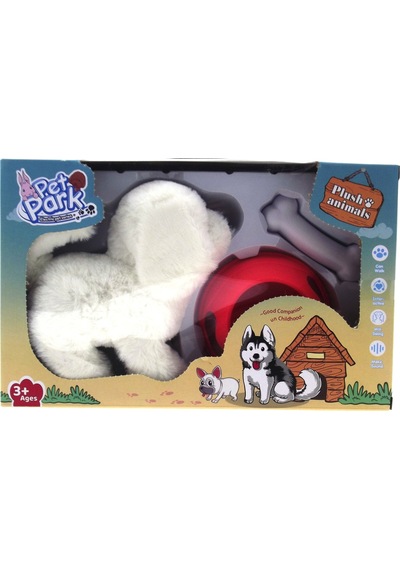 Sesli Ve Hareketli Beyaz Yavru Köpek