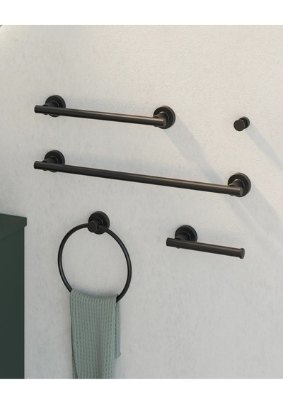 Tecno Black Havluluk, Uzun, 51 Cm - Mat Siyah Mat Siyah