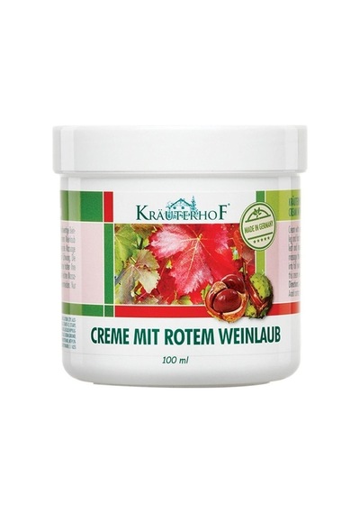 Krauterhof Kırmızı Asma Yaprağı ve At Kestanesi Ekstreli Bacak Kremi 100 ML