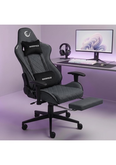Myth Pro Kl-r29 Üst Seviye Terletmez Kumaş Gri Gaming Oyuncu Koltuğu Çok Renkli