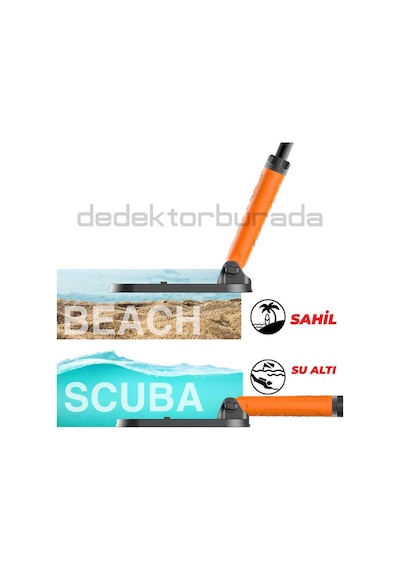 Scuba Tector Pro Su Altı Dedektörü&sahil Arama Dedektörü