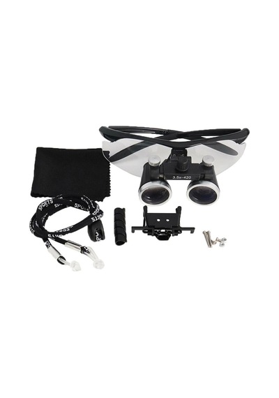 Nikula-3.5x-420mm Diş Cerrahi Gözlük Lens Büyüteç Kullanışlı Donanım Pilli Tasarım Operasyon Aleti
