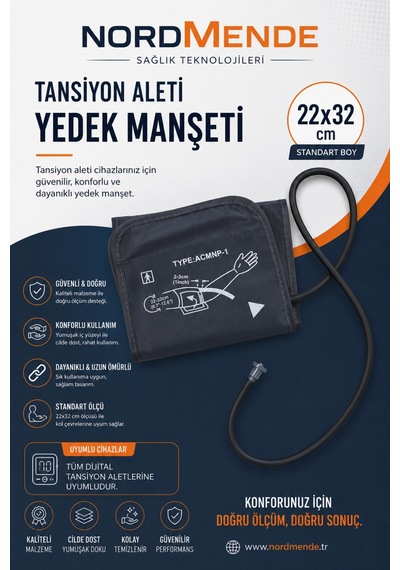 Dijital Tansiyon Aleti Manşeti 22-32 Cm Evrensel Yedek Kol Manşeti Tüm Dijital Tansiyon Aletleri İle Uyumlu "dijital Tansiyon Aleti Manşeti 22-32 Cm Evrensel Yedek"