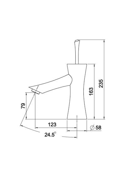 Fontana F-611 Lavabo Bataryası Krom