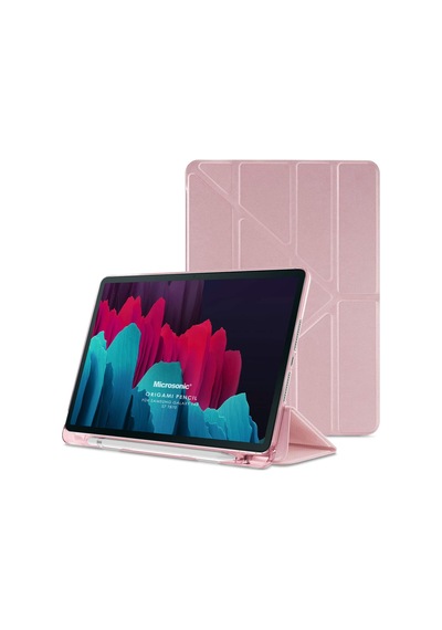 Samsung Galaxy Tab S10 Fe İçin Kılıf Origami Pencil Rose Gold Galaxy Tab S10 Fe X520 İle Uyumlu Kılıf - Rose Gold