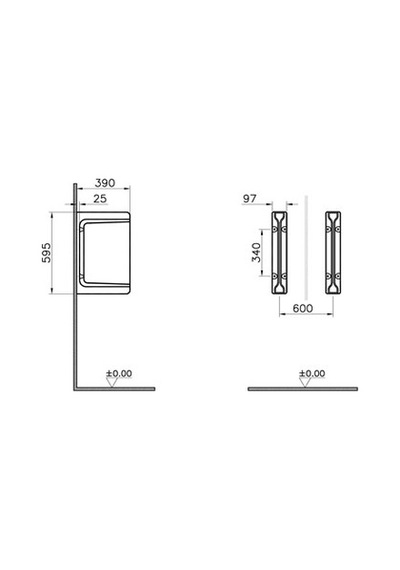 Arkitekta Pisuvar Ara Bölme 5172L003-0155