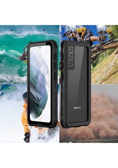 Galaxy S21 Plus Kılıf 1-1 Su Geçirmez Kılıf (505349664) Siyah