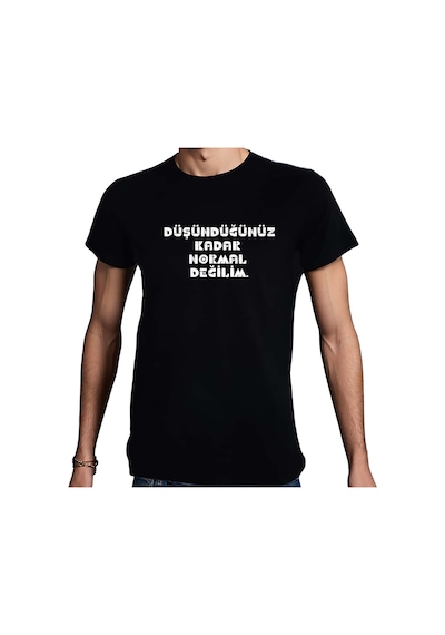 Normal Değilim T-shırt Siyah