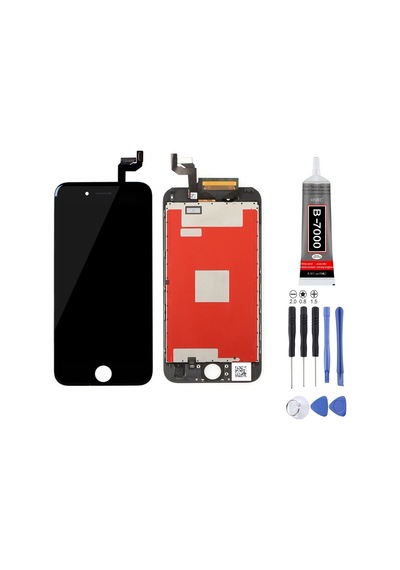Apple Uyumlu iPhone 6s Plus Lcd Ekran A+ Siyah + Montaj Kiti