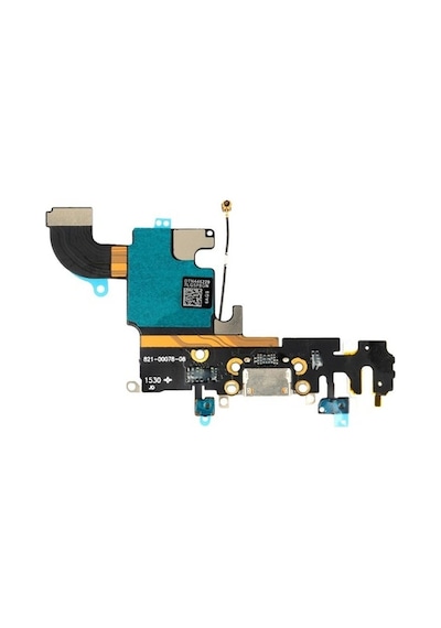 Apple Uyumlu iPhone 6S Kulaklık Soketli Şarj Soketli Film Beyaz