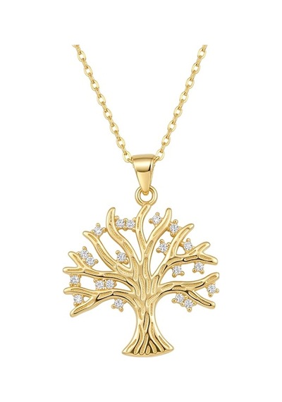925 Ayar Gümüş Hayat Ağacı Zirkon Taşlı Kadın Kolye - Anlamlı Şık Takı Gold & Silver Seçenekli Altın - 910266854 Altın 925 Ayar Gümüş Hayat Ağacı Zirkon Taşlı Kadın Kolye - Anlamlı Şık Takı Gold & Silver Seçenekli Altın - 910266854 Altın