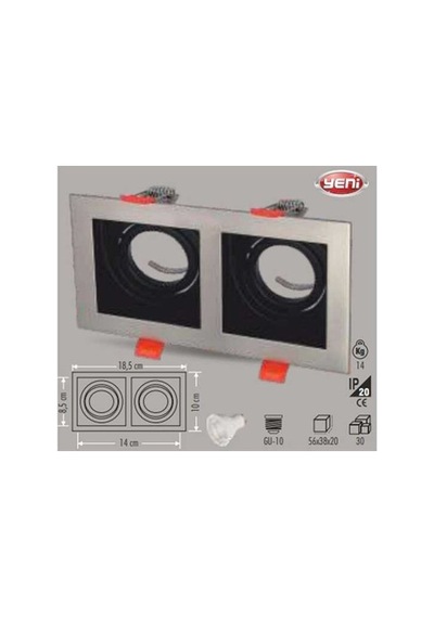 Ct-5226 Pars Dekoratif Satin - Siyah Kasa Ikili