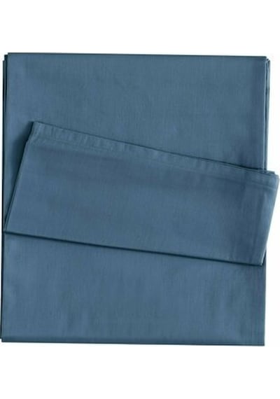 Linens Mix&Match Saten Çift Kişilik Çarşaf İndigo