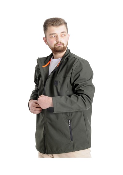 Mode Xl Büyük Beden Erkek Mont Basic Waterproof 21232 Haki 001