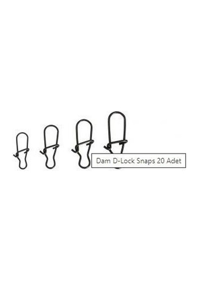 Dam D-Lock Snaps 20 Adet