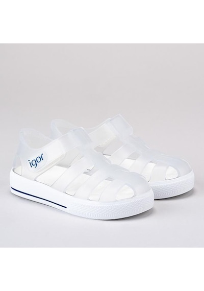 Igor İgor S10171-038 Star Unisex Çocuk Sandalet Beyaz 22-34 Beyaz