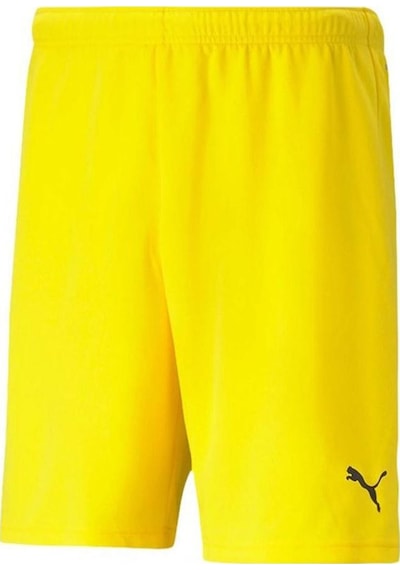 Puma Teamrise Short Erkek Futbol Maç Şortu 70494207 Sarı
