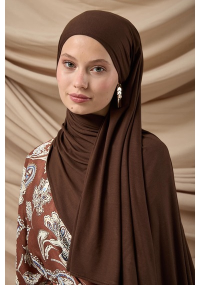 Silk Home Premium Penye Şal 65002-08 Kahverengi Çok Renkli