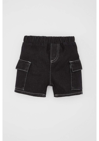 Defacto Erkek Bebek Jean Şort B6750A524SMNM36 Çok Renkli