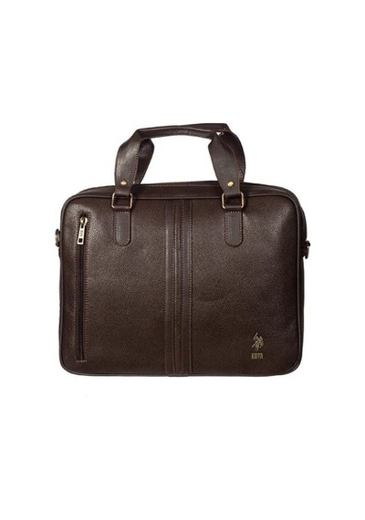 U.S. Polo Assn. Kahve Rölax Unisex Laptop & Evrak Çantası Plevr6 Kahverengi