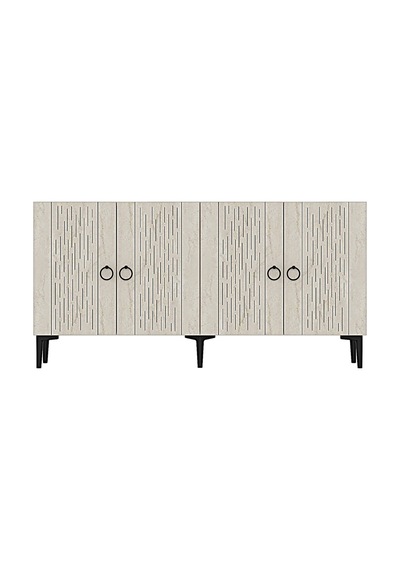 Ka1515bt Rain Konsol Ve Tv Sehpası Beyaz-traverten 150cm