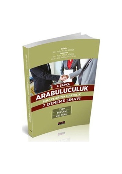 Arabuluculuk Sınavlarına Hazırlık 7 Deneme / Dr. Pelin Atila Y...