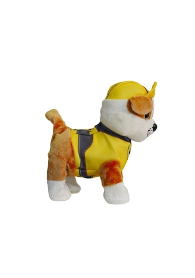 Paw Patrol Köpek Yürüyen, Havlayan Müzikli Tasmalı Kumandalı Peluş Oyuncak Paw Patrol Peluş Köpek, Paw Petrol Oyuncak Sarı